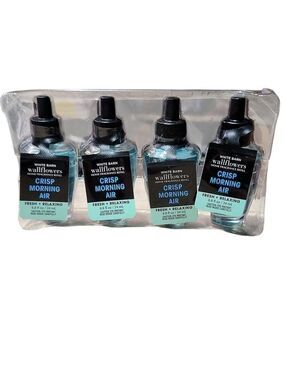 CRISP MORNING AIR 4-PIECE WALLFLOWER FRAGRANCE REFILLS BY BATH AND BODY WORKS
